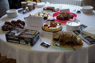 wellbeing day food table