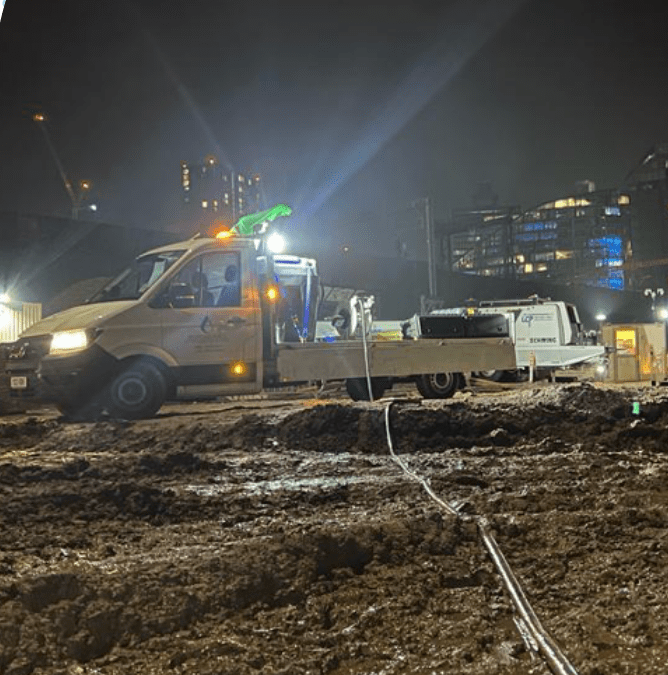 RSM fuel truck delivering emergency fuel