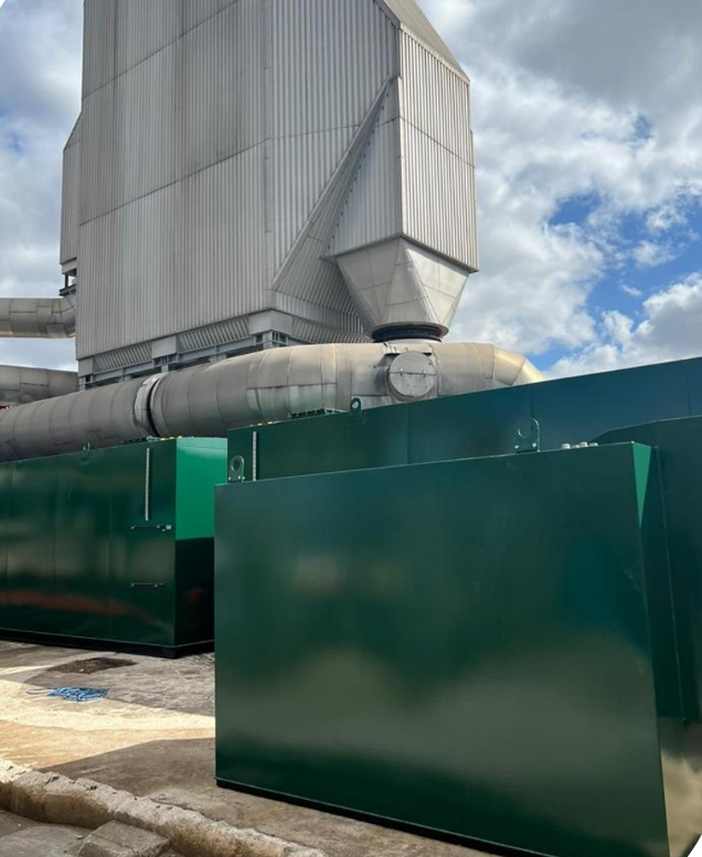 large fuel infrastructure installed