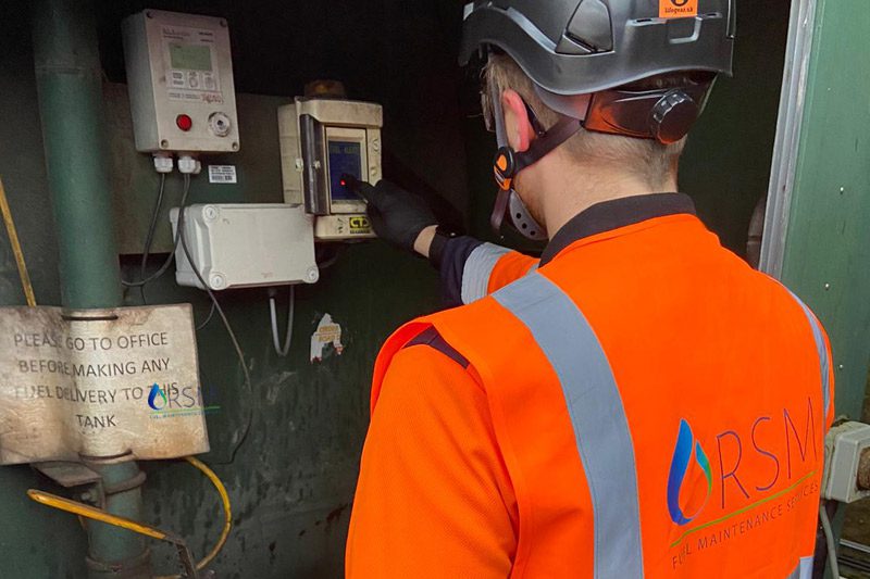 RSM engineer carrying out planned preventative maintenance