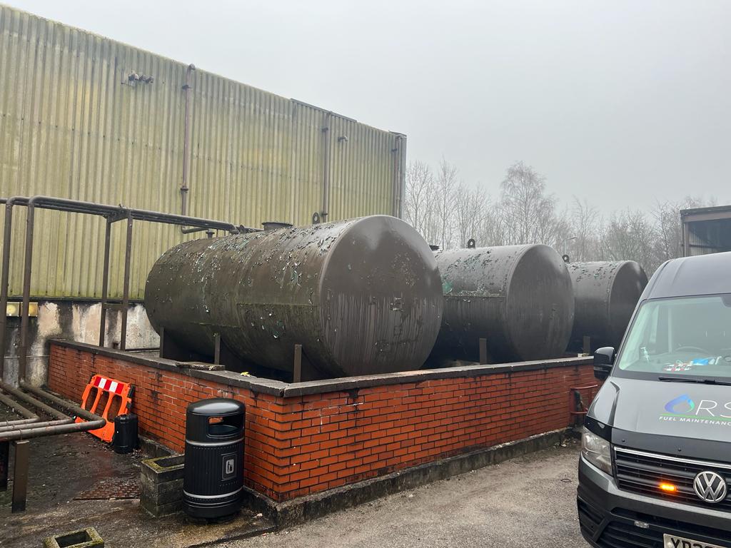 Fuel tanks at Tameside and Glossip Hospital