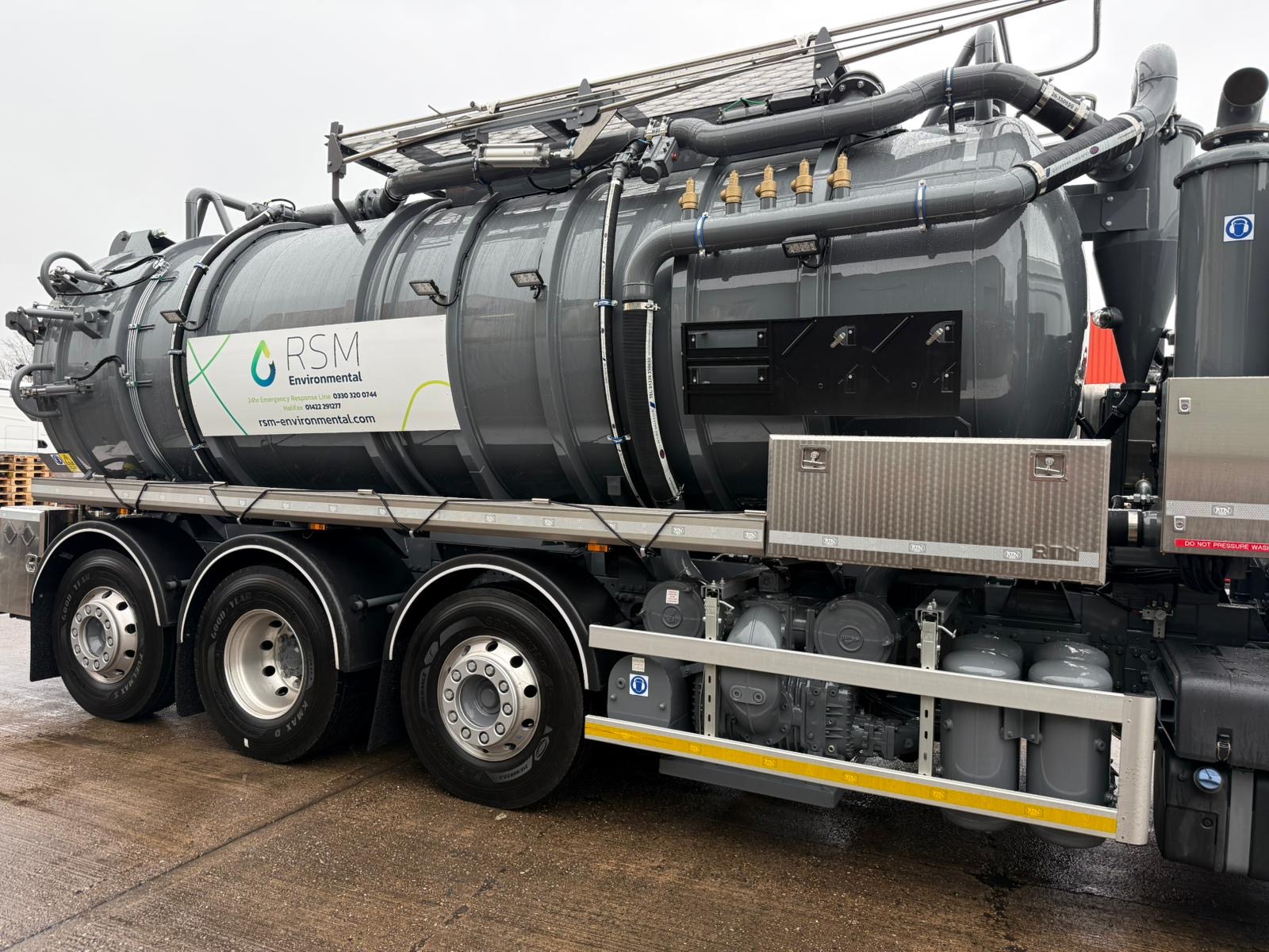 part of new tanker truck